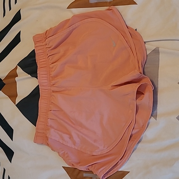 Nike Pants - Women's Nike Peach Color DriFit Running Athletic Shorts Size Medium